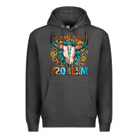 Charcoal Heather somebody's problem Premium Hoodie - Zillion Design Studio
