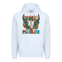 White somebody's problem Premium Hoodie - Zillion Design Studio