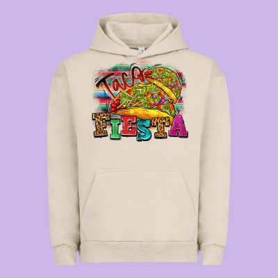 Taco Fiesta Urban Hoodie Designed By Texasbilliewilder