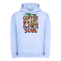 Pigment Grape Ice i like my coffee black like my soul Urban Hoodie - Zillion Design Studio