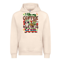 Sandshell i like my coffee black like my soul Urban Hoodie - Zillion Design Studio