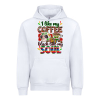 White i like my coffee black like my soul Urban Hoodie - Zillion Design Studio