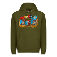 Army Green principal Premium Hoodie - Zillion Design Studio