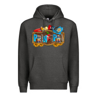 Charcoal Heather principal Premium Hoodie - Zillion Design Studio