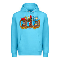Ocean Blue principal Premium Hoodie - Zillion Design Studio