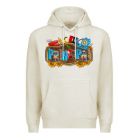 Oatmeal Heather principal Premium Hoodie - Zillion Design Studio