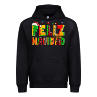 Black feliz navidad Urban Hoodie - Zillion Design Studio