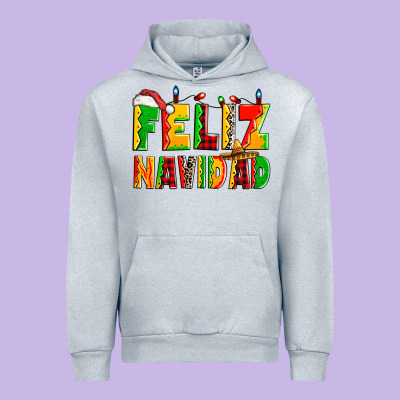 Feliz Navidad Urban Hoodie Designed By Zillion Design Studio