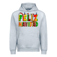 Heather Grey feliz navidad Urban Hoodie - Zillion Design Studio