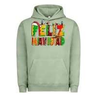 Pigment Oil Green feliz navidad Urban Hoodie - Zillion Design Studio