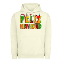 Pigment Pistachio feliz navidad Urban Hoodie - Zillion Design Studio