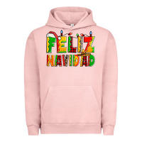 Pigment Salmon feliz navidad Urban Hoodie - Zillion Design Studio