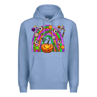 Colony Blue Halloween Rainbow Premium Hoodie - texasbilliewilder