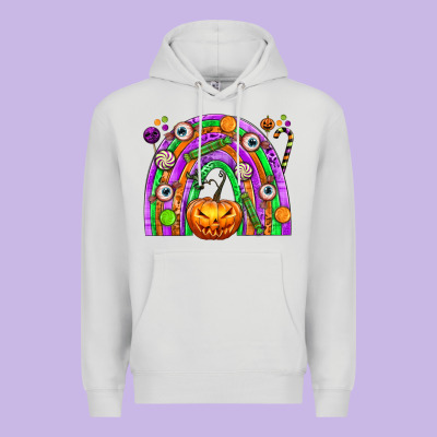 Halloween Rainbow Premium Hoodie Designed By Texasbilliewilder