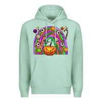 Seafoam Halloween Rainbow Premium Hoodie - texasbilliewilder