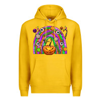 Lemon Halloween Rainbow Premium Hoodie - texasbilliewilder