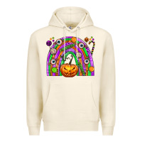 Tofu Halloween Rainbow Premium Hoodie - texasbilliewilder