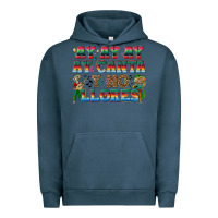 Pigment Midnight Navy Ay Ay Ay Ay Canta y No Llores Urban Hoodie - texasbilliewilder