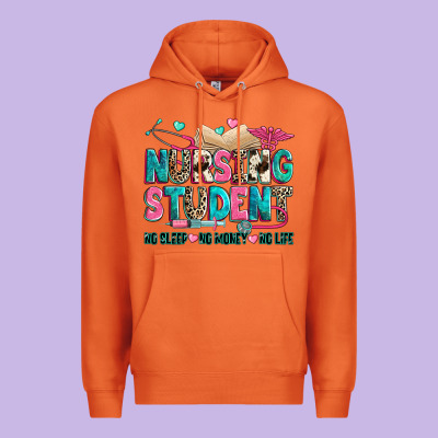 Nursing Student Premium Hoodie Designed By Zillion Design Studio