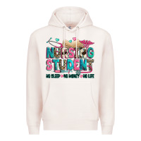 Pale Pink nursing student Premium Hoodie - Zillion Design Studio