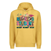Antique Gold nursing student Premium Hoodie - Zillion Design Studio