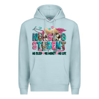 Blue Mist nursing student Premium Hoodie - Zillion Design Studio