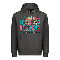 Charcoal Heather nursing student Premium Hoodie - Zillion Design Studio