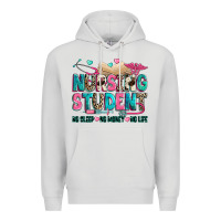 Dove Grey nursing student Premium Hoodie - Zillion Design Studio