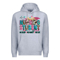 Heather Grey nursing student Premium Hoodie - Zillion Design Studio