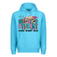 Ocean Blue nursing student Premium Hoodie - Zillion Design Studio