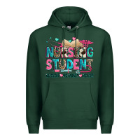 Sports Green nursing student Premium Hoodie - Zillion Design Studio