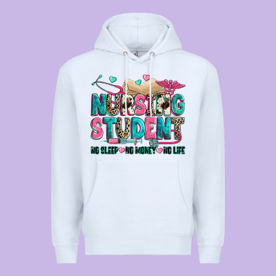 Nursing Student Premium Hoodie Designed By Zillion Design Studio