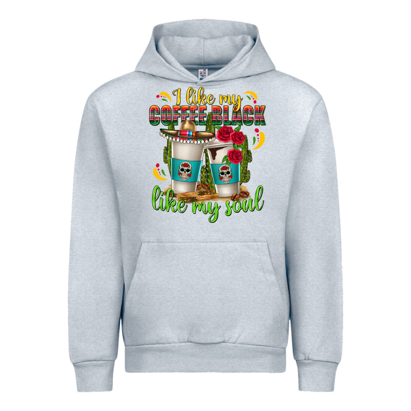 I Like My Coffee Black Like My Soul Urban Hoodie by texasbilliewilder | Teevron
