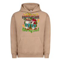 Pigment Burro I Like My Coffee Black Like My Soul Urban Hoodie - texasbilliewilder