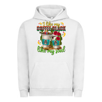Pigment Lunar Rock I Like My Coffee Black Like My Soul Urban Hoodie - texasbilliewilder