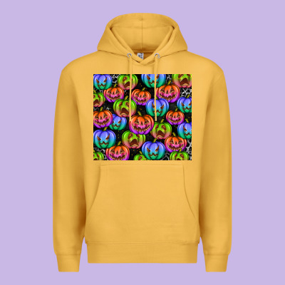 Halloween Pumpkins Premium Hoodie Designed By Texasbilliewilder