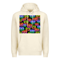 Sandshell Halloween Pumpkins Premium Hoodie - texasbilliewilder