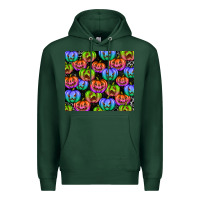 Sports Green Halloween Pumpkins Premium Hoodie - texasbilliewilder