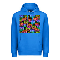 True Royal Halloween Pumpkins Premium Hoodie - texasbilliewilder