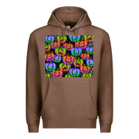 Chestnut Halloween Pumpkins Premium Hoodie - texasbilliewilder