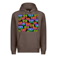 Coffee Halloween Pumpkins Premium Hoodie - texasbilliewilder