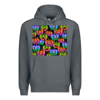 Rock Halloween Pumpkins Premium Hoodie - texasbilliewilder