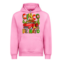 Fuchsia Pink cinco de mayo truck Urban Hoodie - Zillion Design Studio