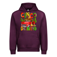 Mauve Wine cinco de mayo truck Urban Hoodie - Zillion Design Studio