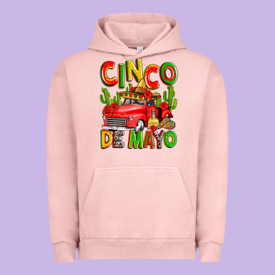 Cinco De Mayo Truck Urban Hoodie Designed By Zillion Design Studio
