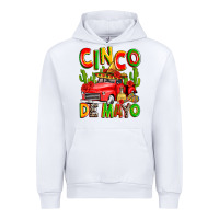 White cinco de mayo truck Urban Hoodie - Zillion Design Studio