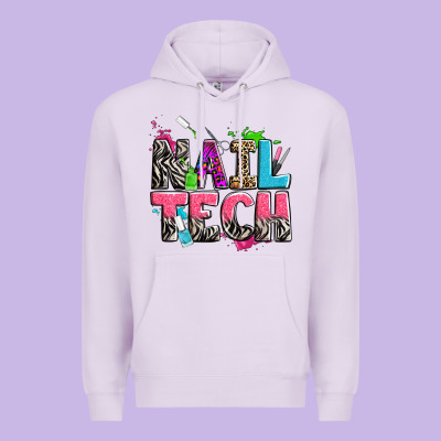 Nail Tech Premium Hoodie Designed By Zillion Design Studio