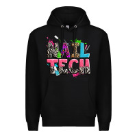 Black nail tech Premium Hoodie - Zillion Design Studio
