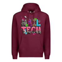 Burgundy nail tech Premium Hoodie - Zillion Design Studio