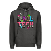 Charcoal Heather nail tech Premium Hoodie - Zillion Design Studio